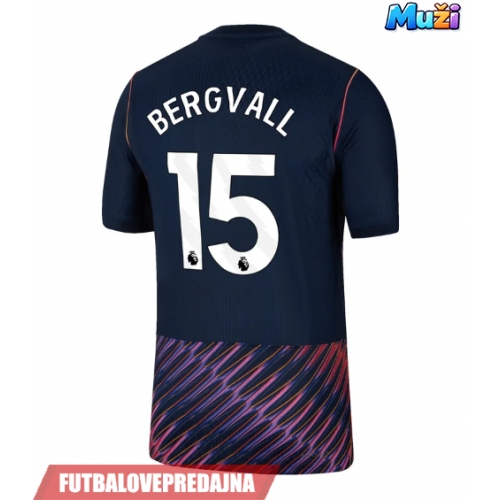 Lacne Muži Futbalové dres Tottenham Hotspur Lucas Bergvall #15 2026-27 Krátky Rukáv - Preč